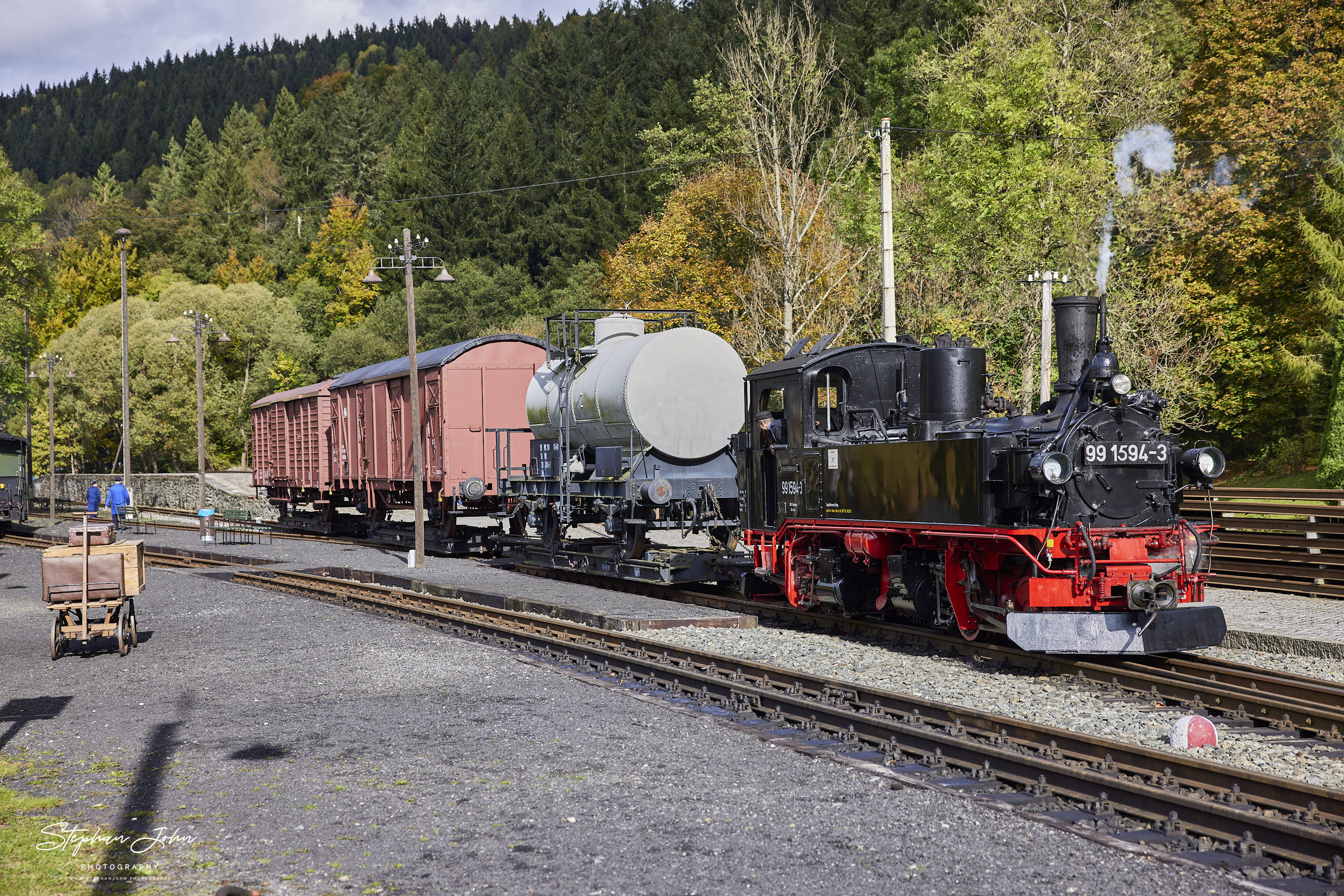 Rangierarbeiten am GmP 11205 in Schmalzgrube