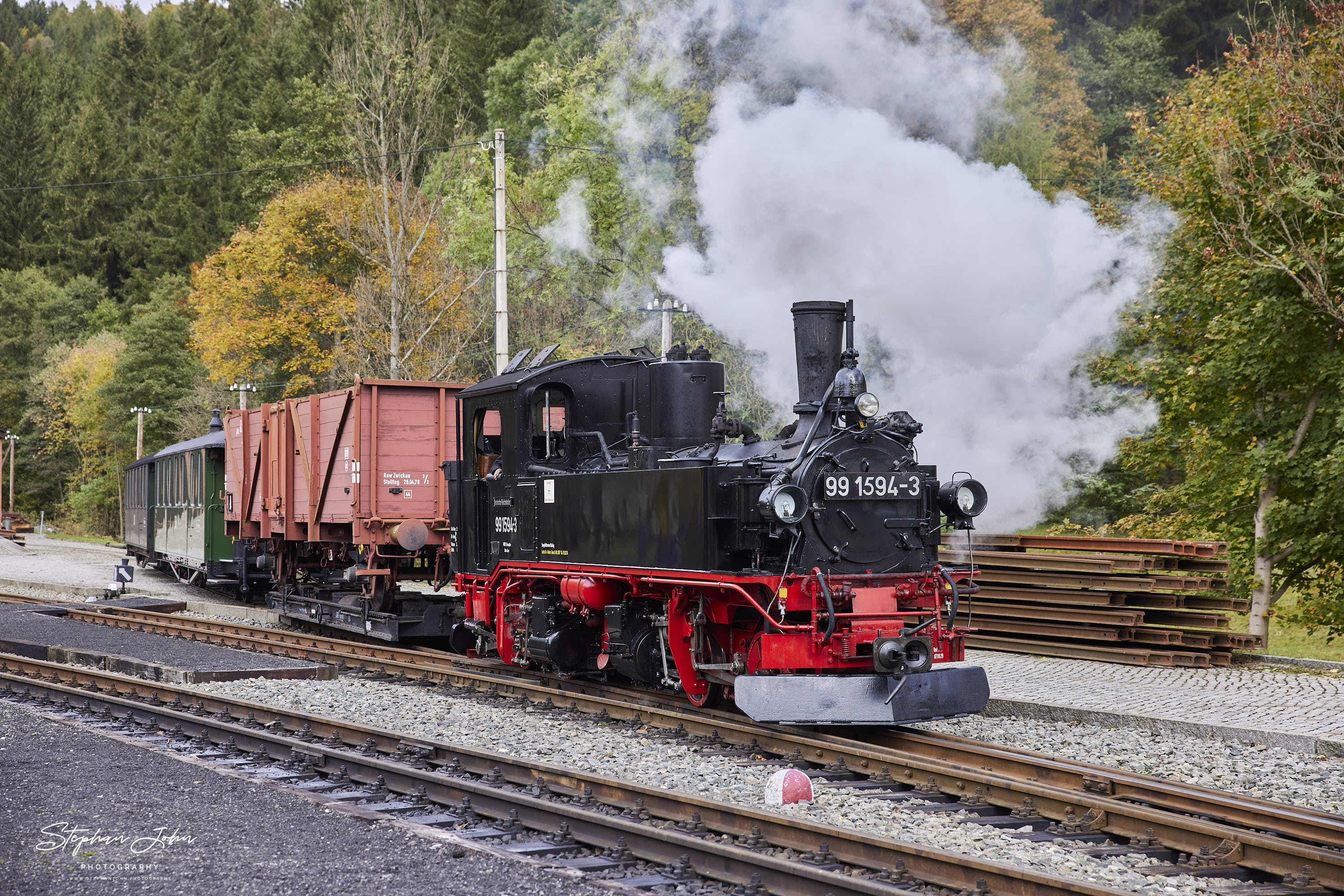 Rangierarbeiten am GmP 11205 in Schmalzgrube