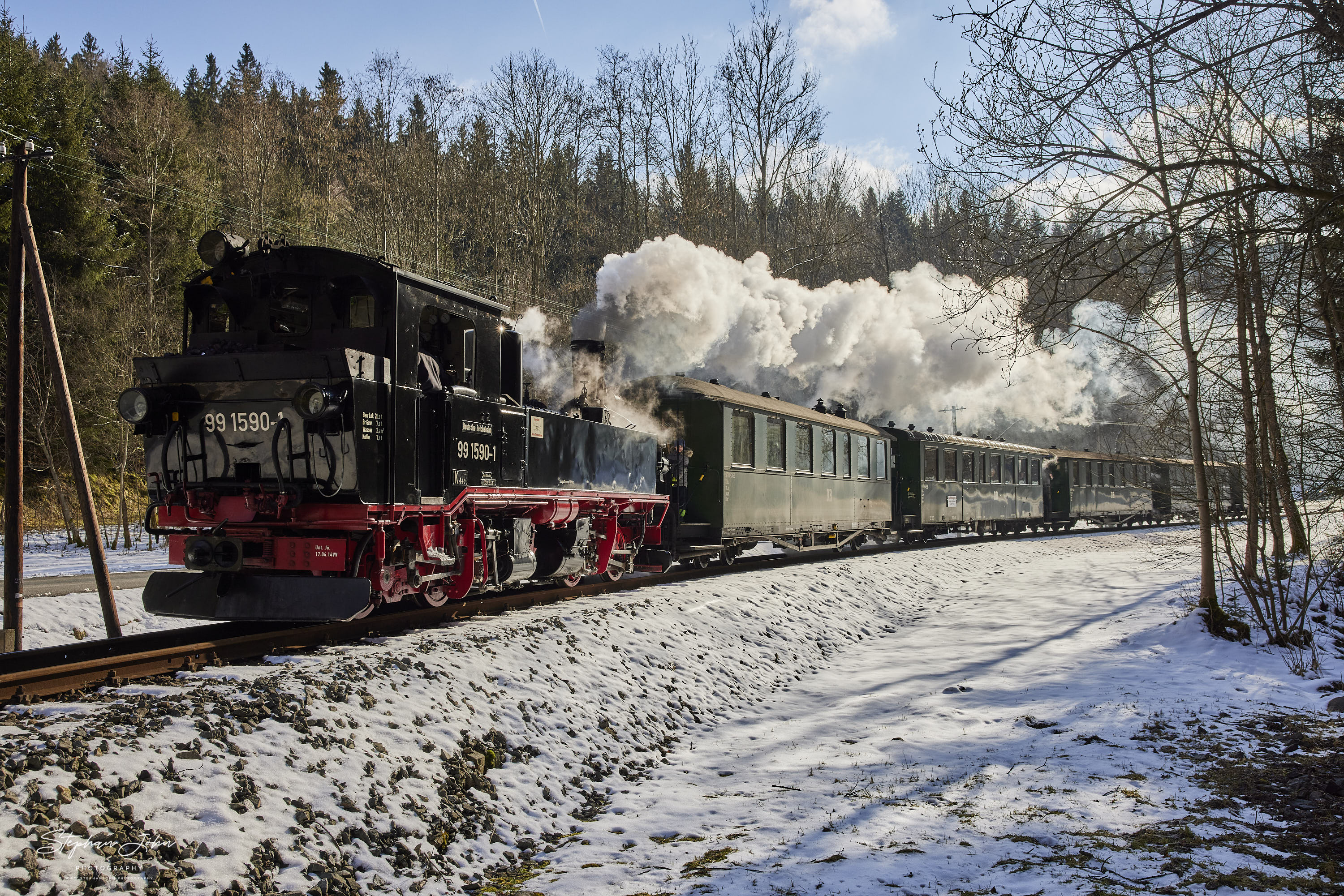 Zug 14114 nach Steinbach zwischen Forellenhof und Stolln