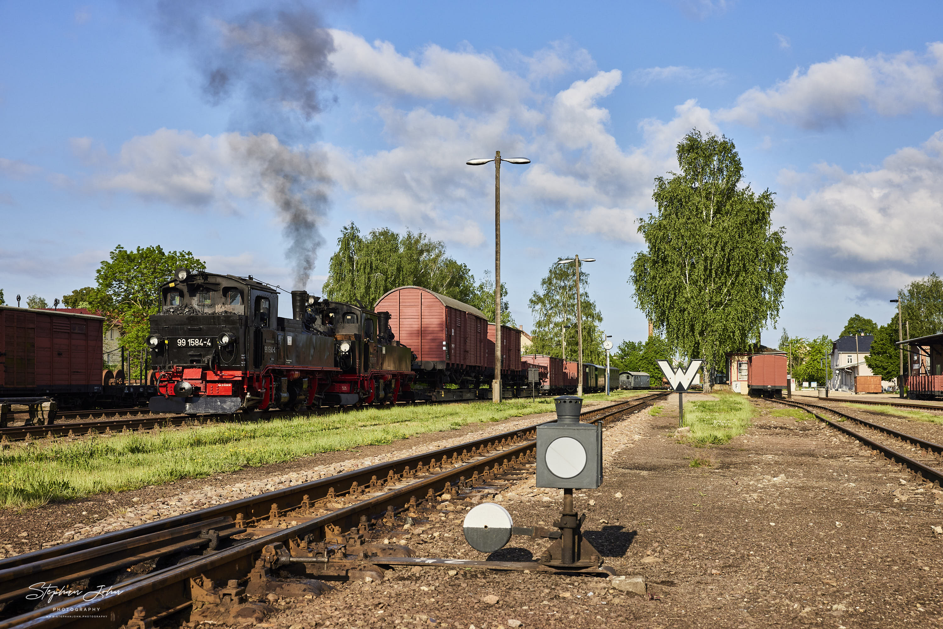 Rangierarbeiten im Bahnhof von Mügeln