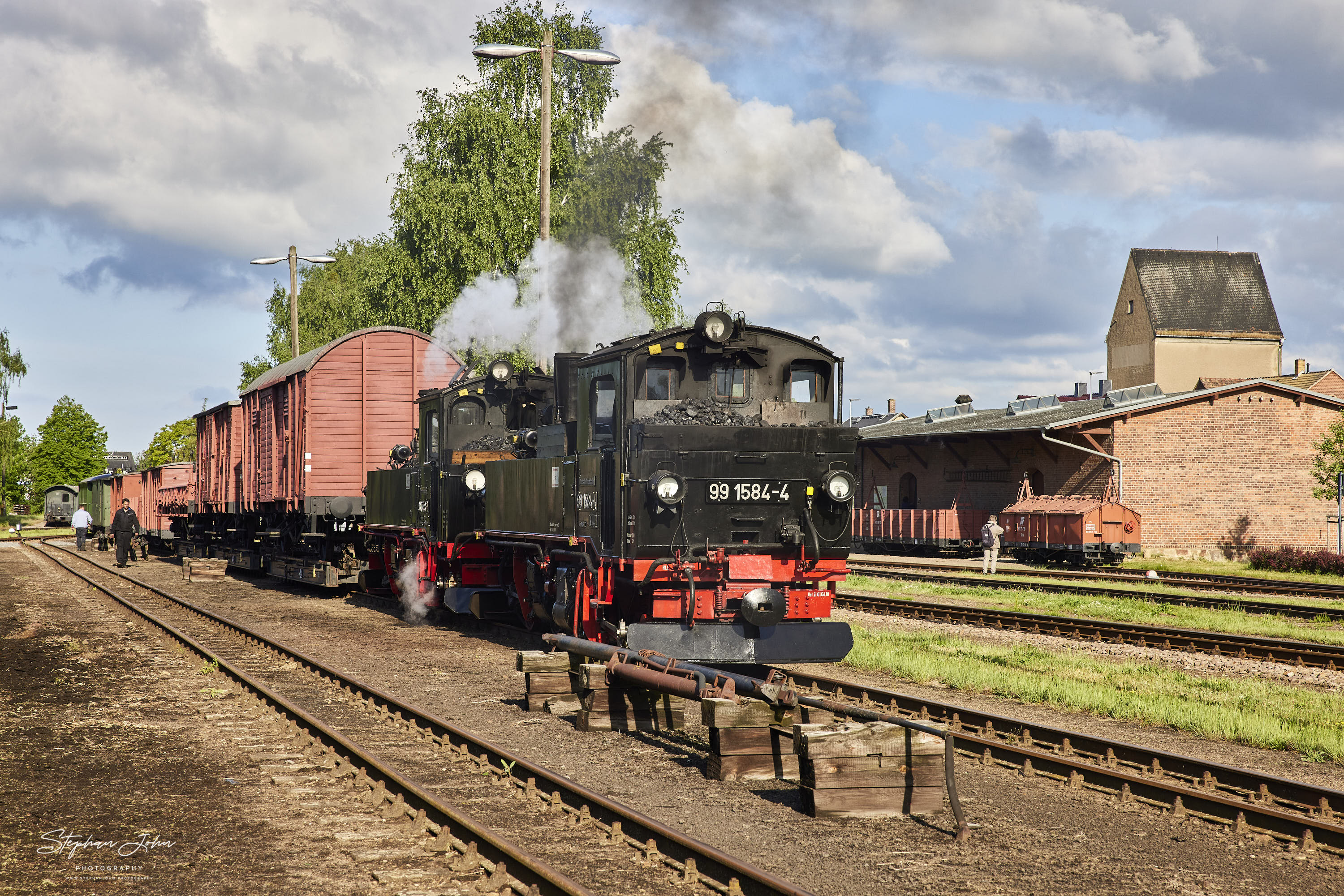 Rangierarbeiten im Bahnhof von Mügeln