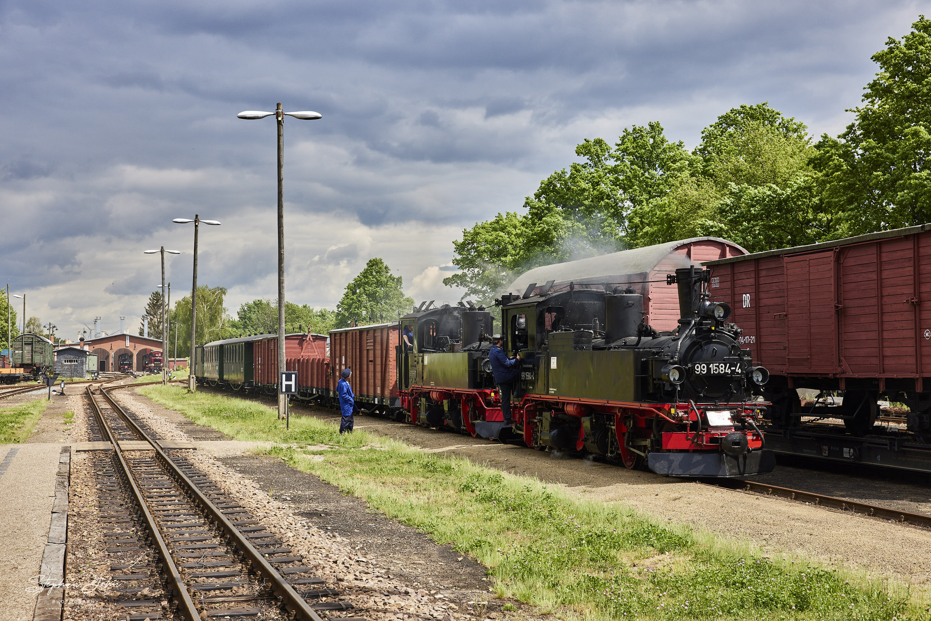 Rangierarbeiten im Bahnhof Mügeln