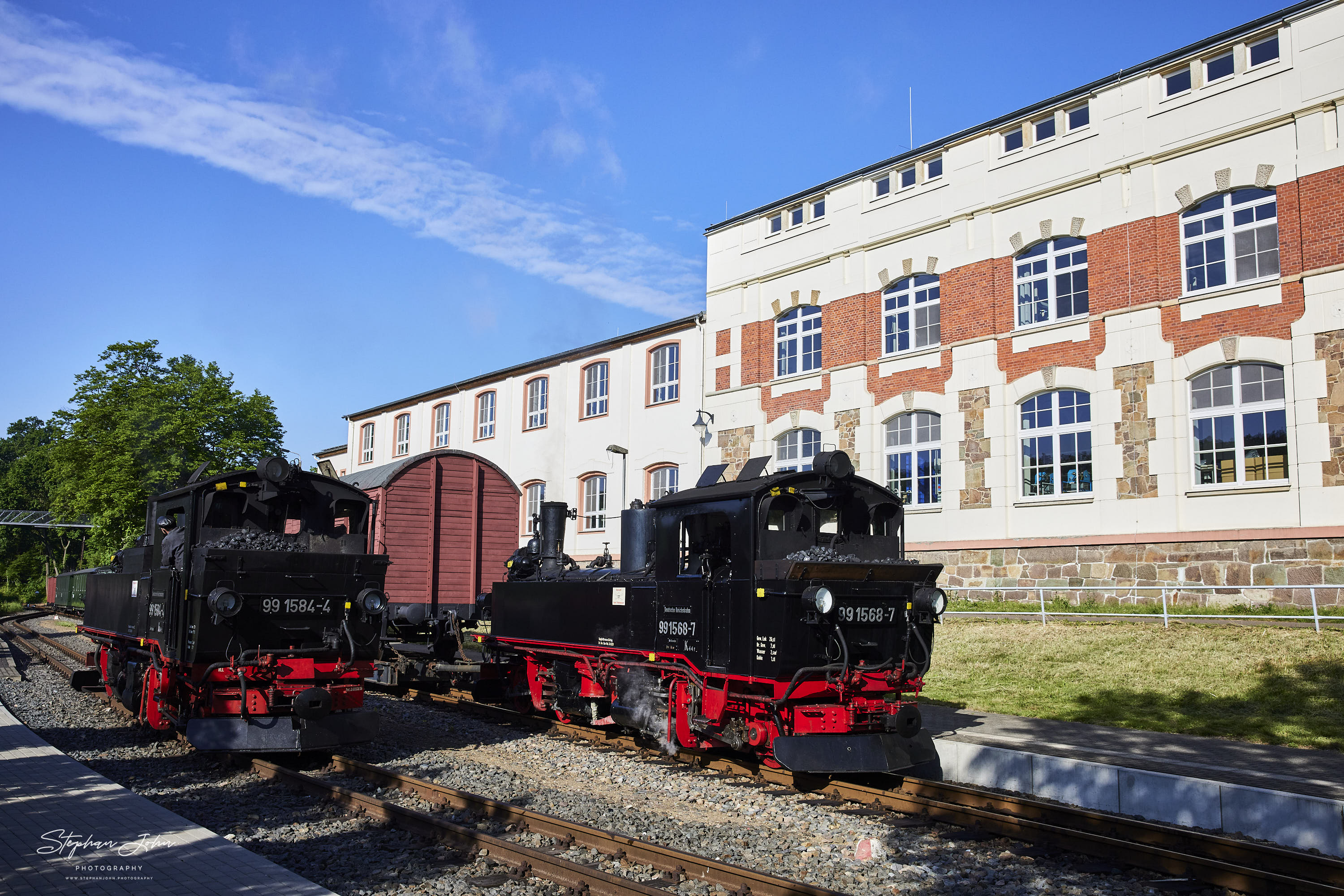 Rangierarbeiten im Bahnhof Oschatz Süd