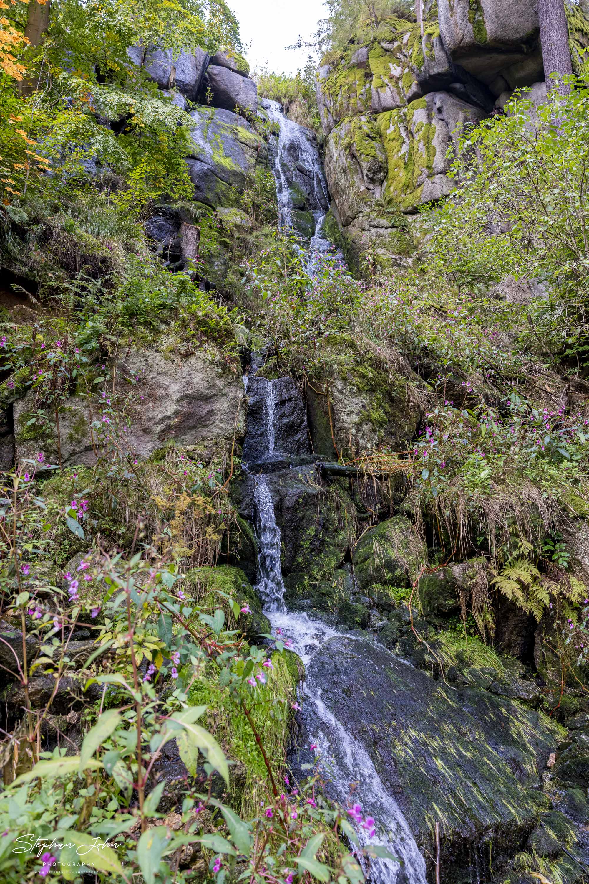 Blauenthaler Wasserfall im Erzgebirge