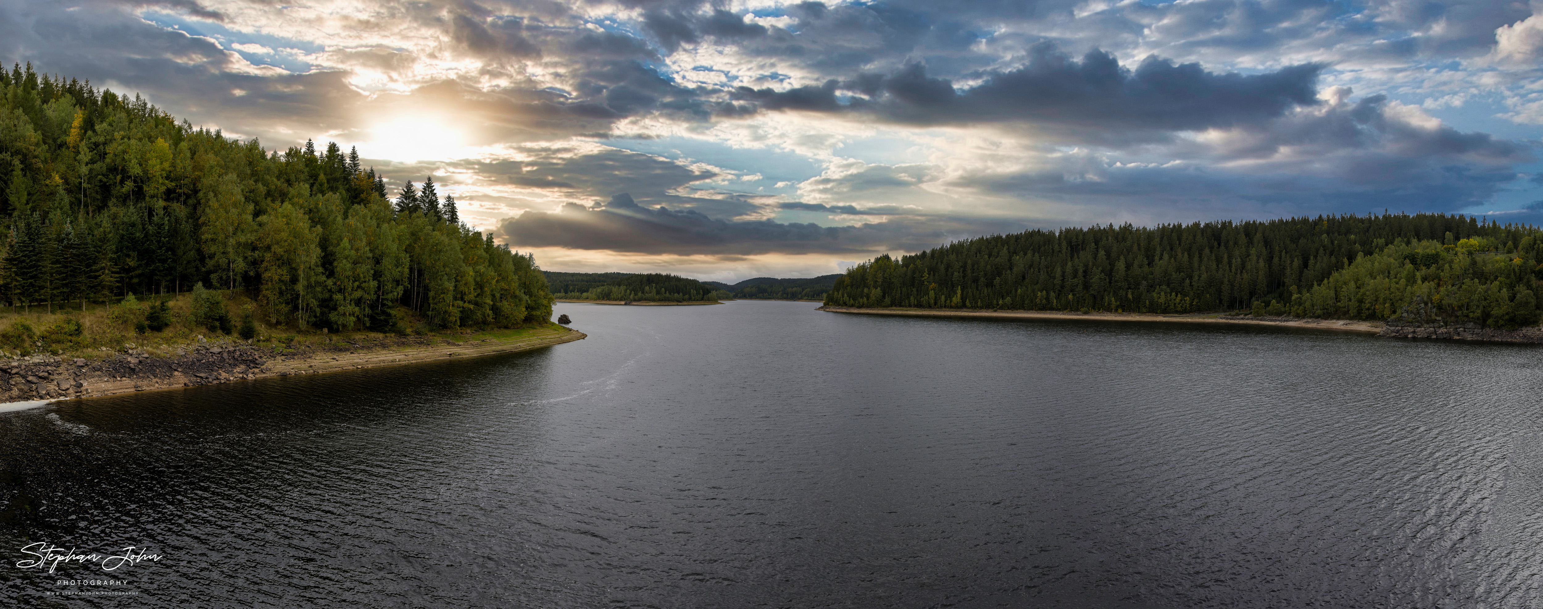 Talsperre Eibenstock im Erzgebirge