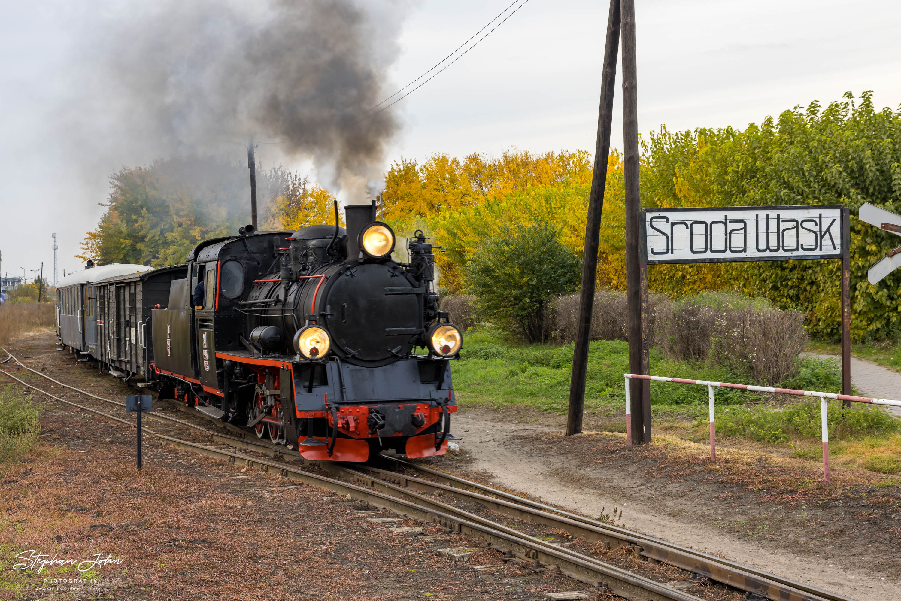 Lok Px48-1756 mit einem Personenzug von Zaniemyśl nach Środa Miasto in Środa Wąsk