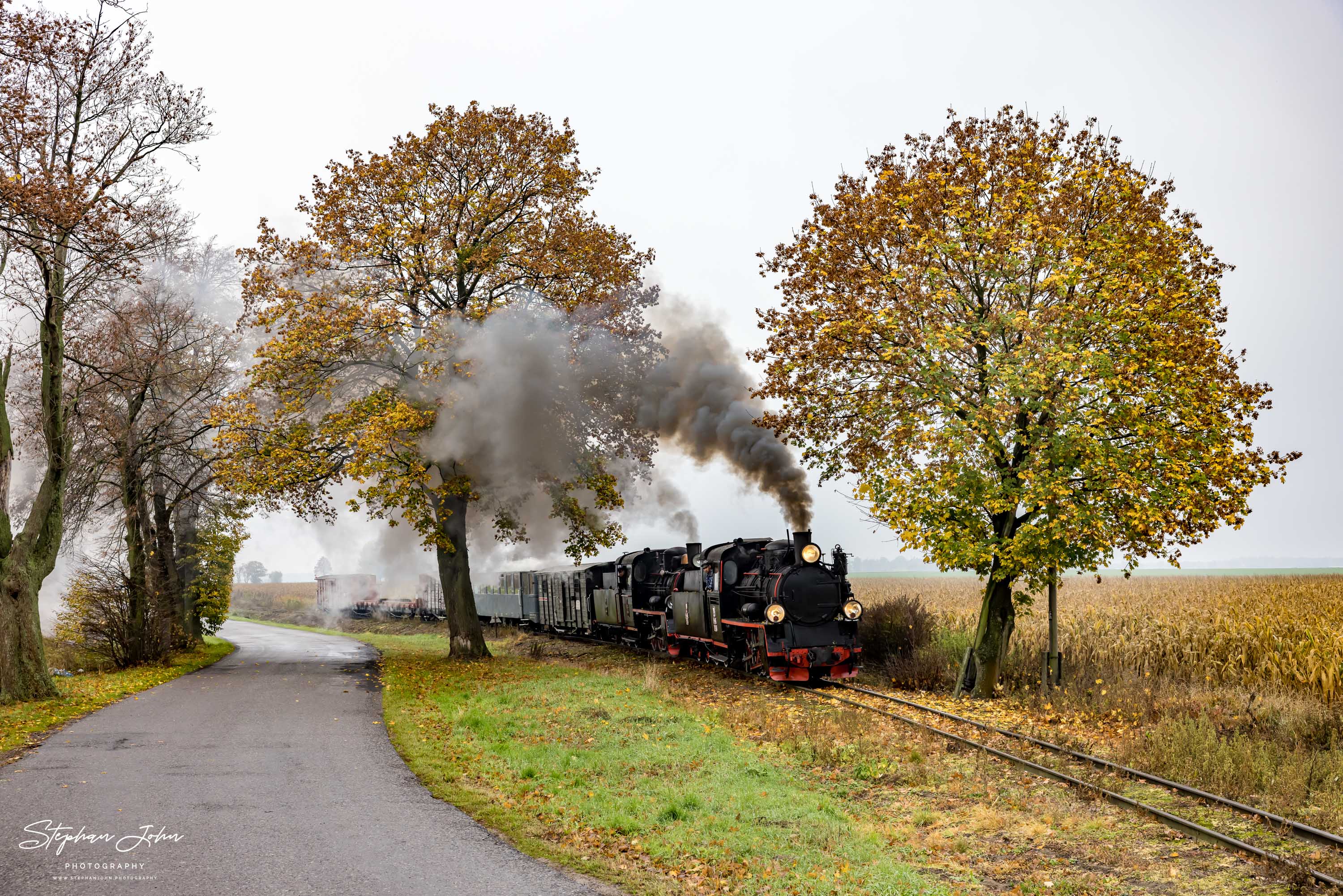 Gmp mit Lok Px48-1920 und Vorspannlok Px48-1756 von Zaniemyśl nach Środa Miasto vor Śnieciska