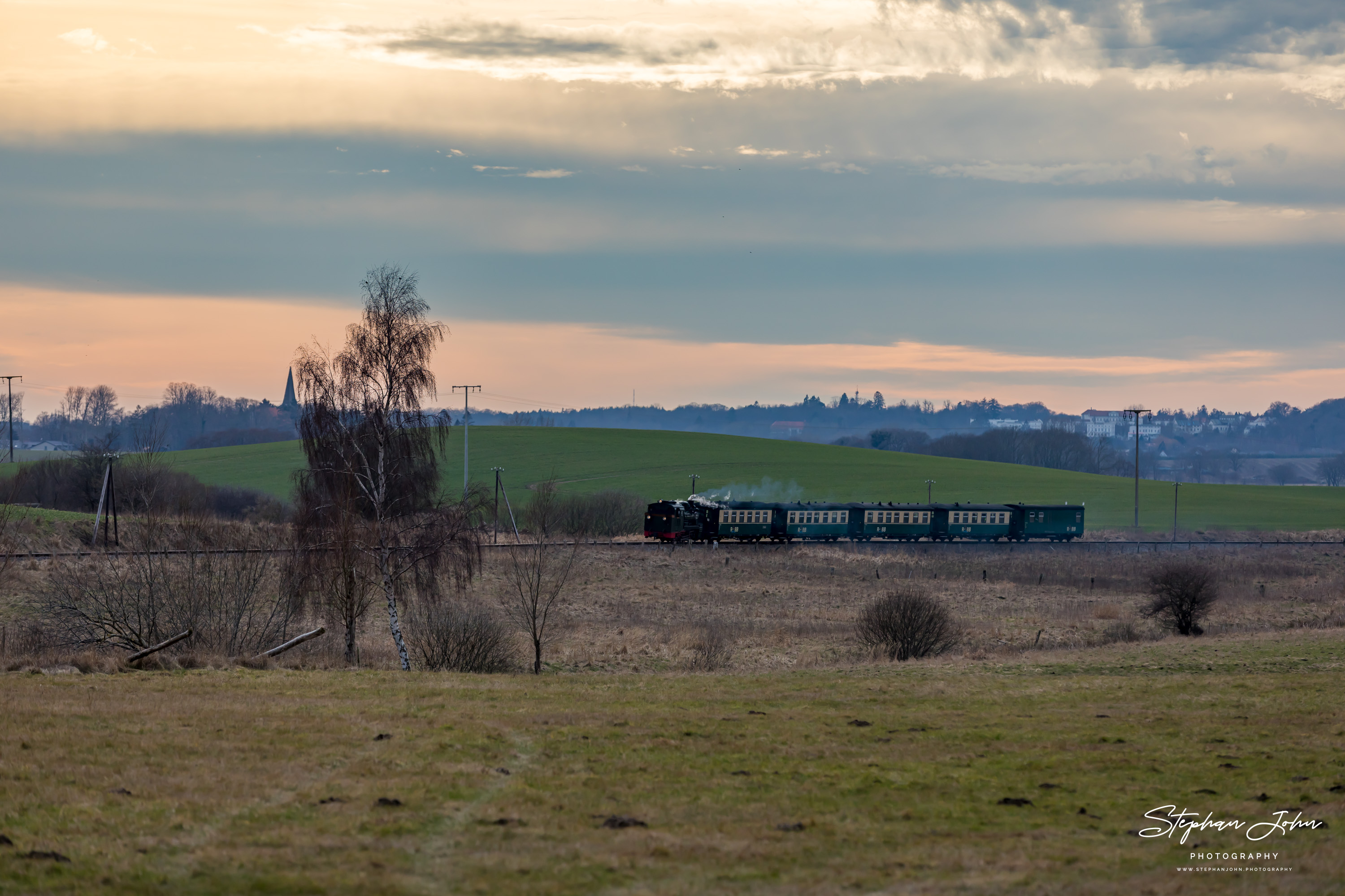 P 109 von Putbus nach Gören kurz vor Seelvitz