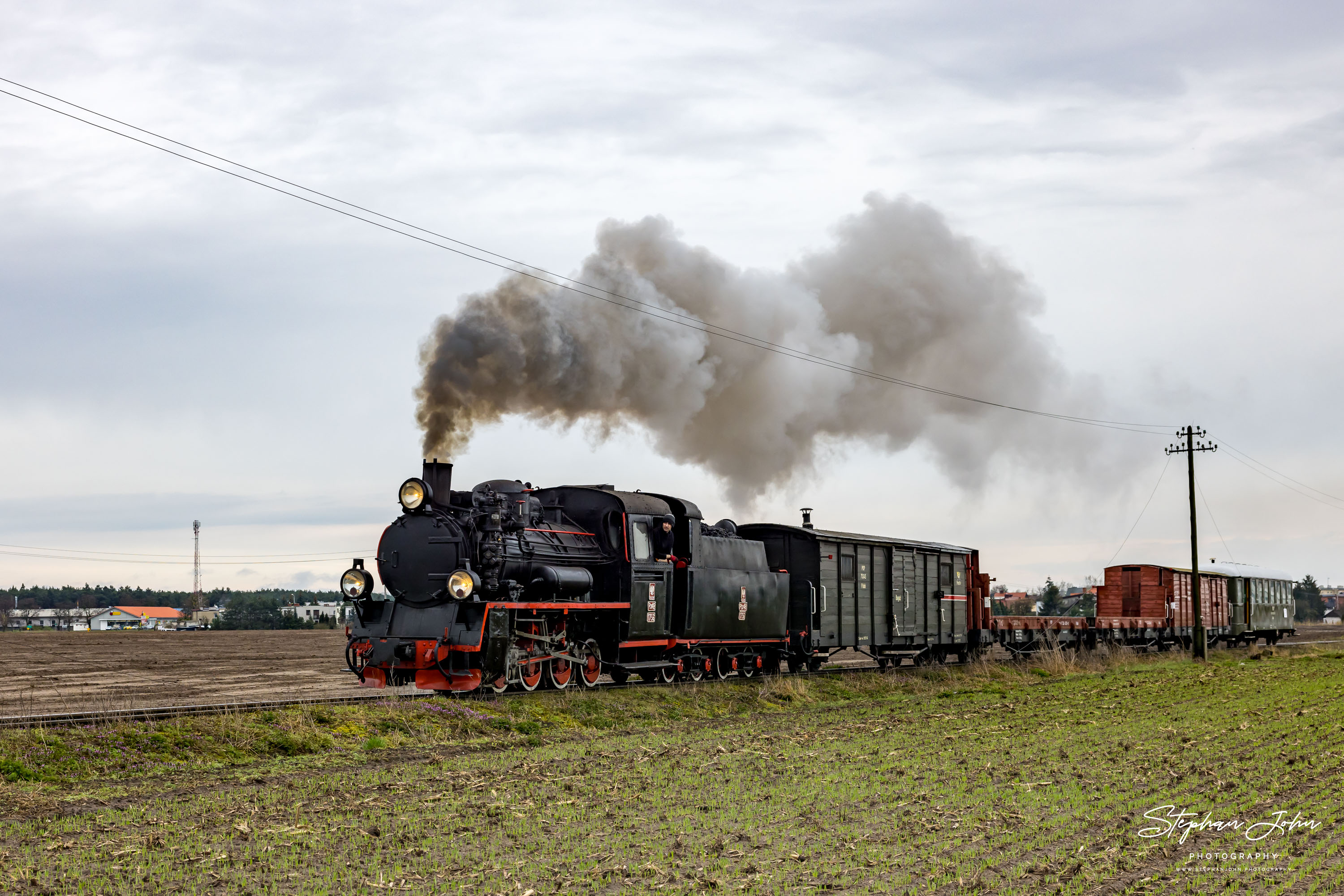 GmP mit Lok Px48 1756 nach Środa Miasto hat Zaniemyśl verlassen