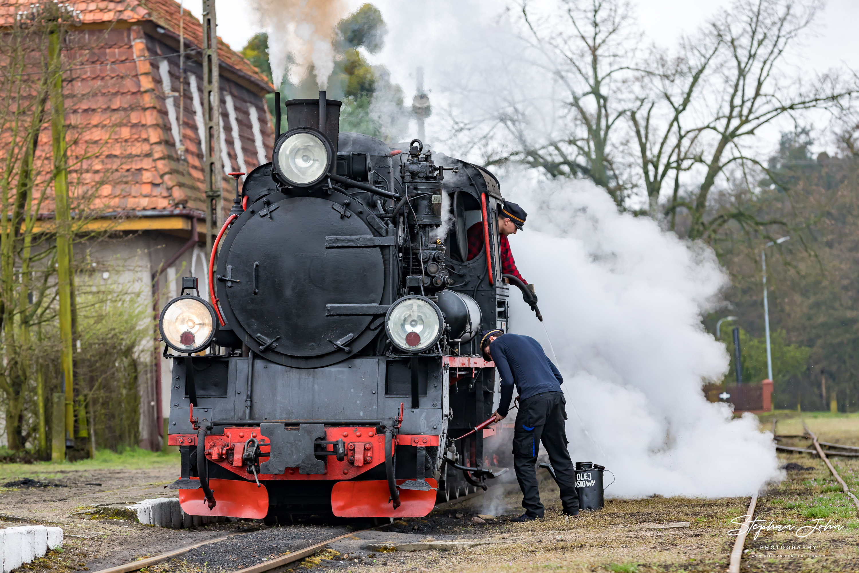 Wartungsarbeiten an der Lok Px48 1756 in Zaniemyśl