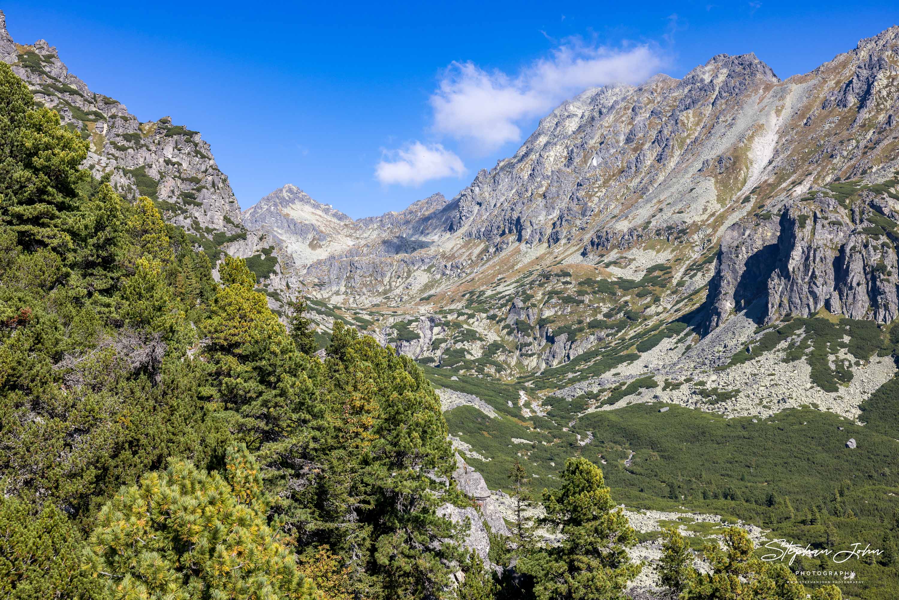 Blick in das Mlinicatal (Mlynická dolina)