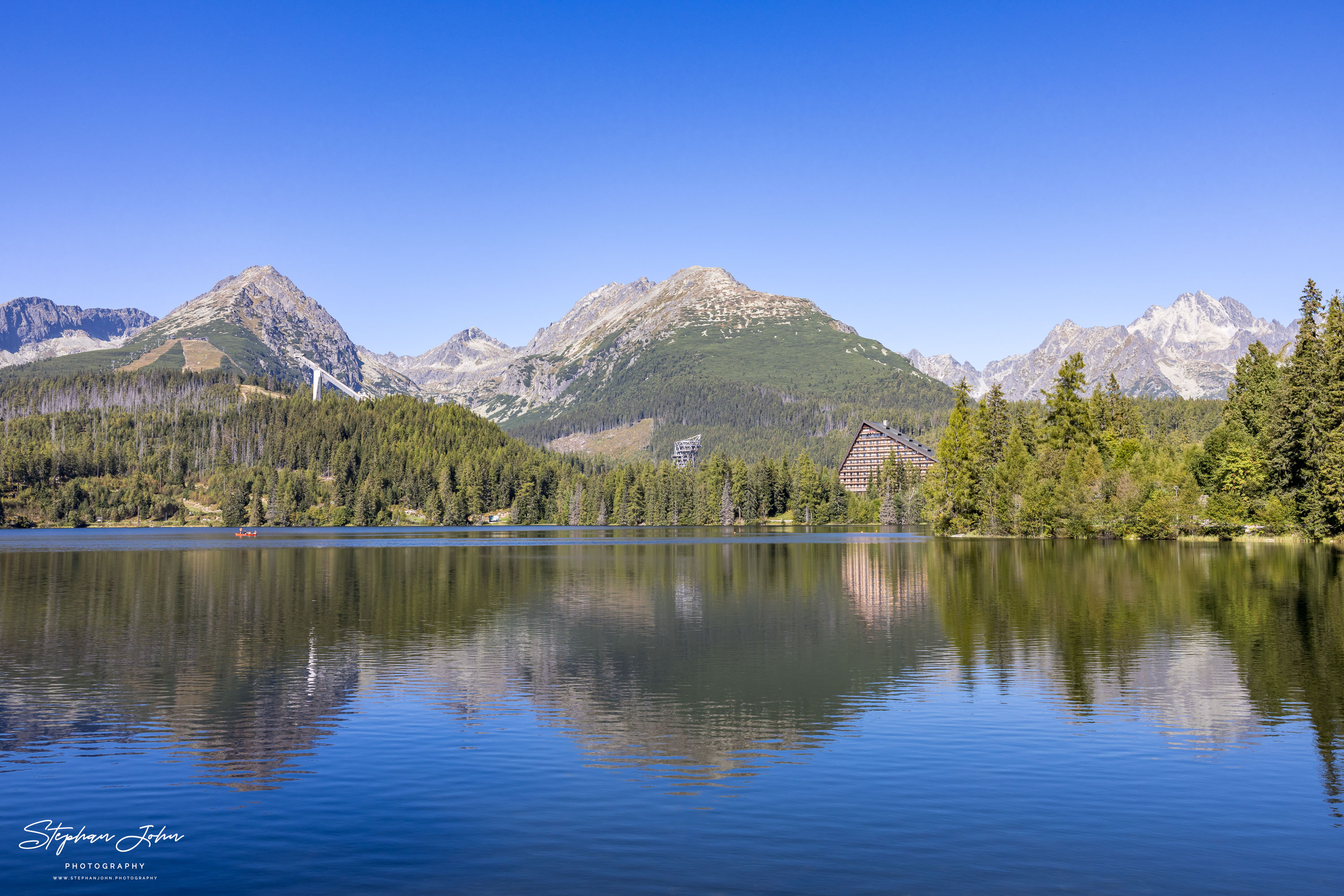 Der Štrbské Pleso in der Hohen Tatra