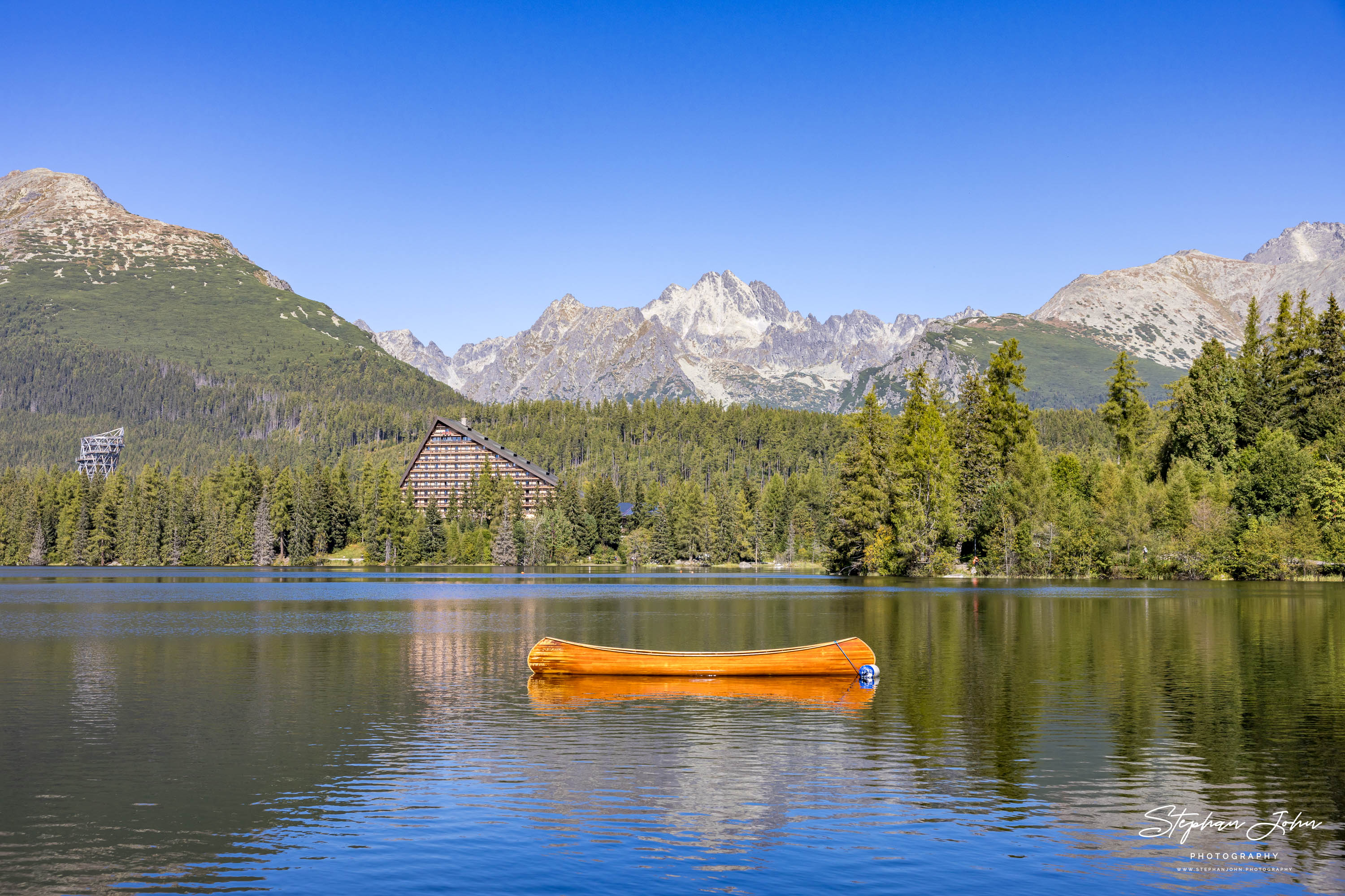 Der Štrbské Pleso in der Hohen Tatra