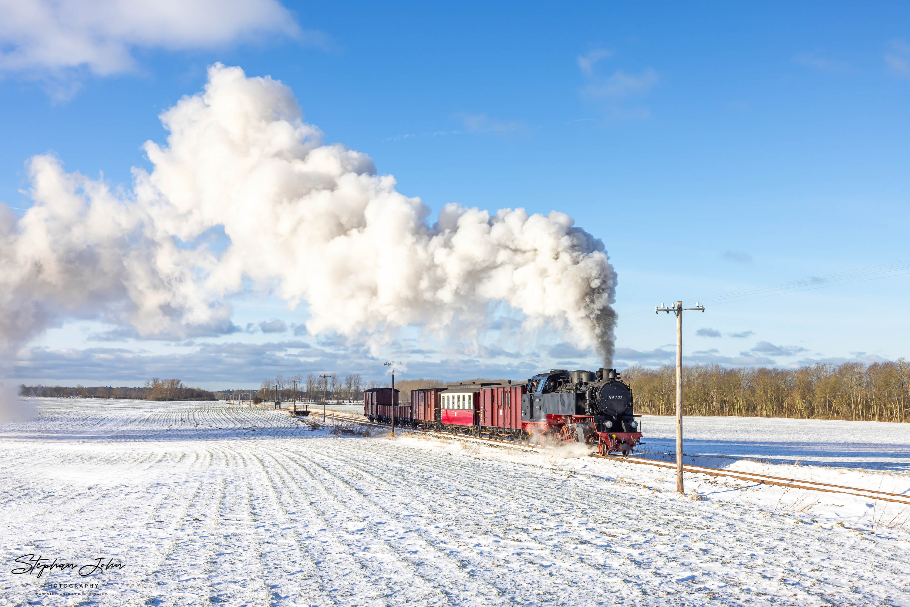 Winterdampf beim Molli