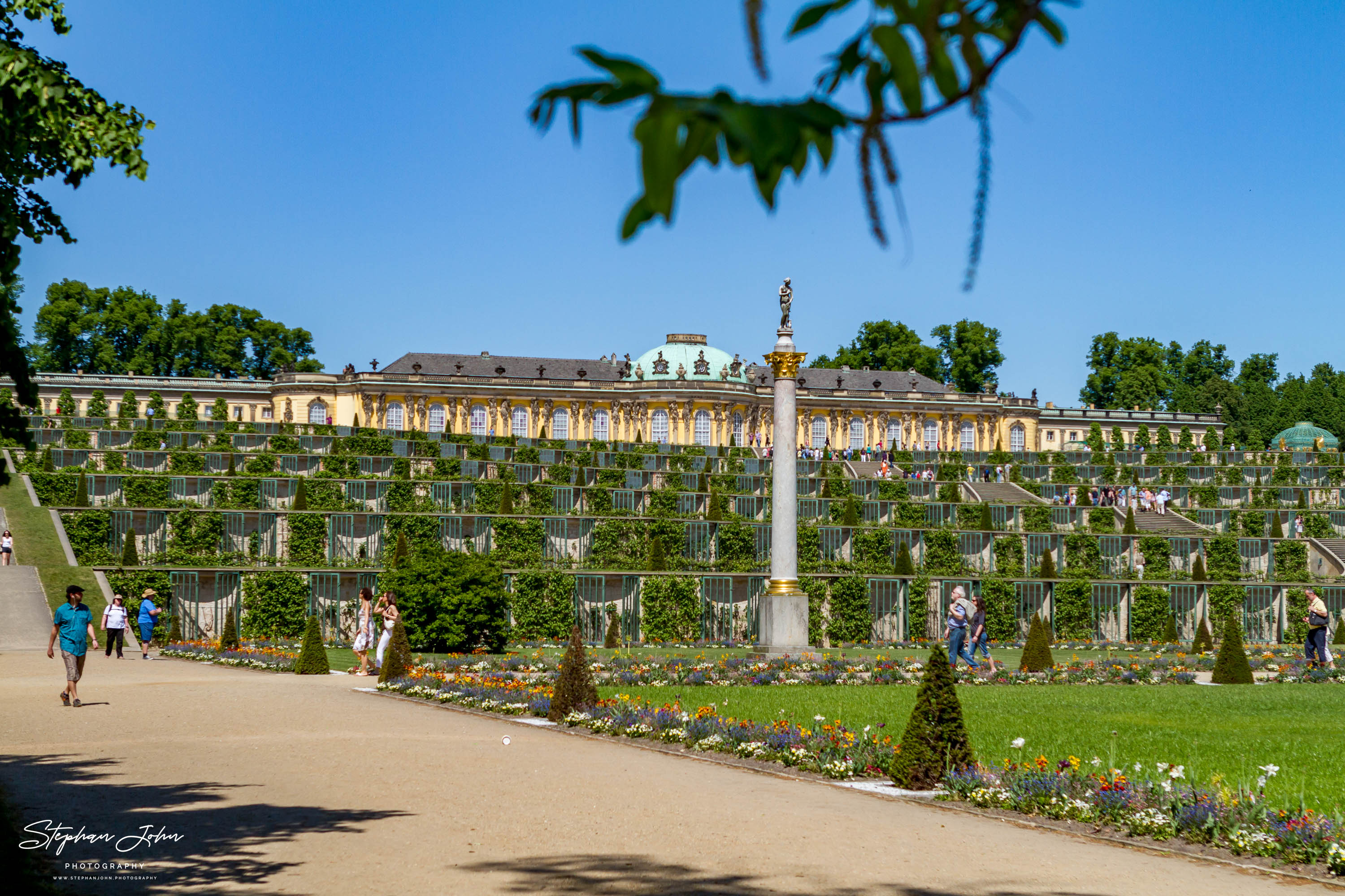 Schloss und Park Sanssouci in Potsdam