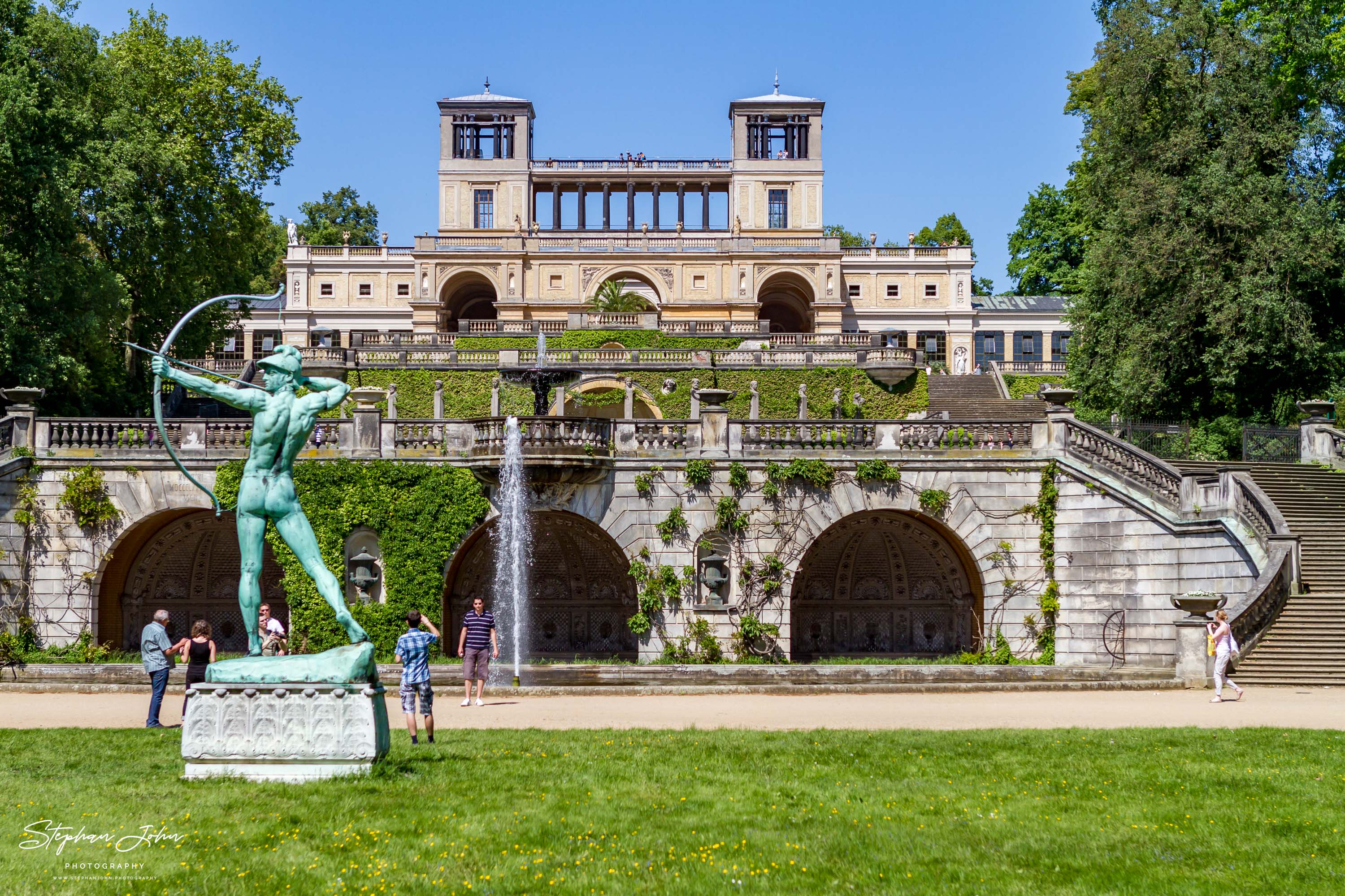 Orangerieschloss im Park Sanssouci in Potsdam