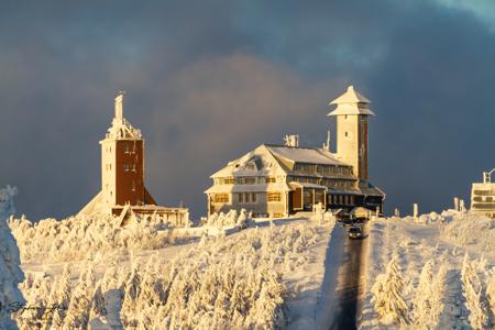 Winter auf dem Fichtelberg