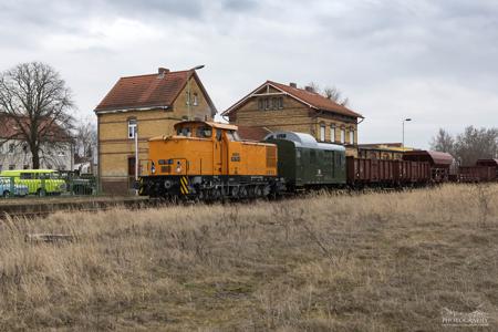 Güterzug in Aken