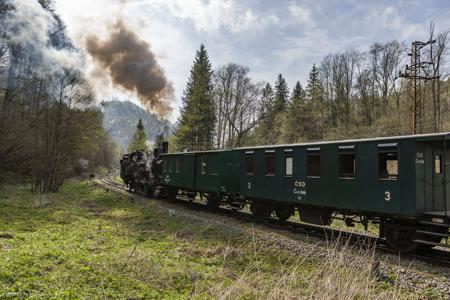 Dampfzahnradbahn Tisovec – Zbojská