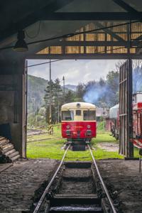 Dampfzahnradbahn Tisovec – Zbojská