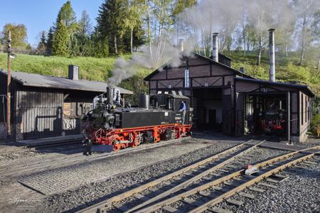 Preßnitztalbahn - Güterzugeinsätze mit Dampf und Diesel