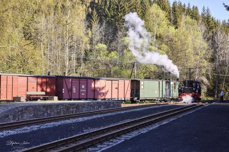 Preßnitztalbahn - Güterzugeinsätze mit Dampf und Diesel