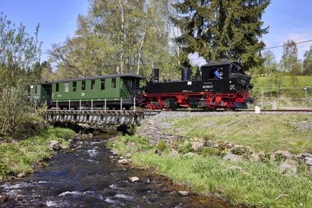 Preßnitztalbahn - Güterzugeinsätze mit Dampf und Diesel