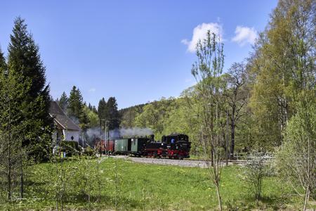 Preßnitztalbahn - Güterzugeinsätze mit Dampf und Diesel