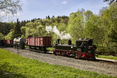 Preßnitztalbahn - Güterzugeinsätze mit Dampf und Diesel