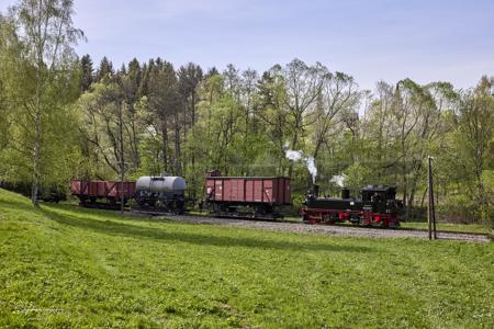 Preßnitztalbahn - Güterzugeinsätze mit Dampf und Diesel