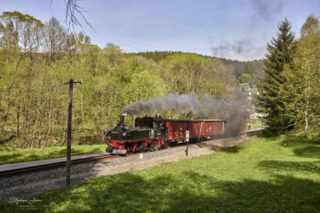 Preßnitztalbahn - Güterzugeinsätze mit Dampf und Diesel