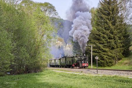 Preßnitztalbahn - Güterzugeinsätze mit Dampf und Diesel