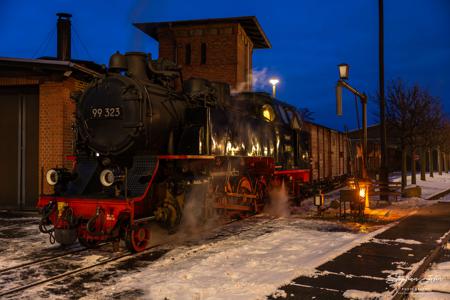 Winterdampf beim Molli