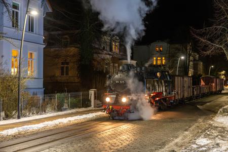 Winterdampf beim Molli