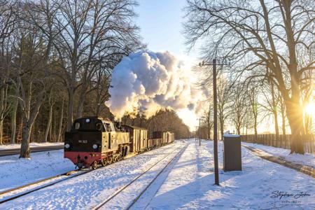 Winterdampf beim Molli