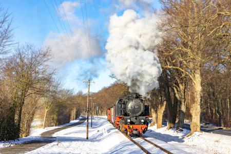 Winterdampf beim Molli