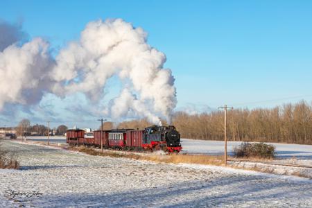 Winterdampf beim Molli