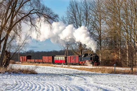 Winterdampf beim Molli